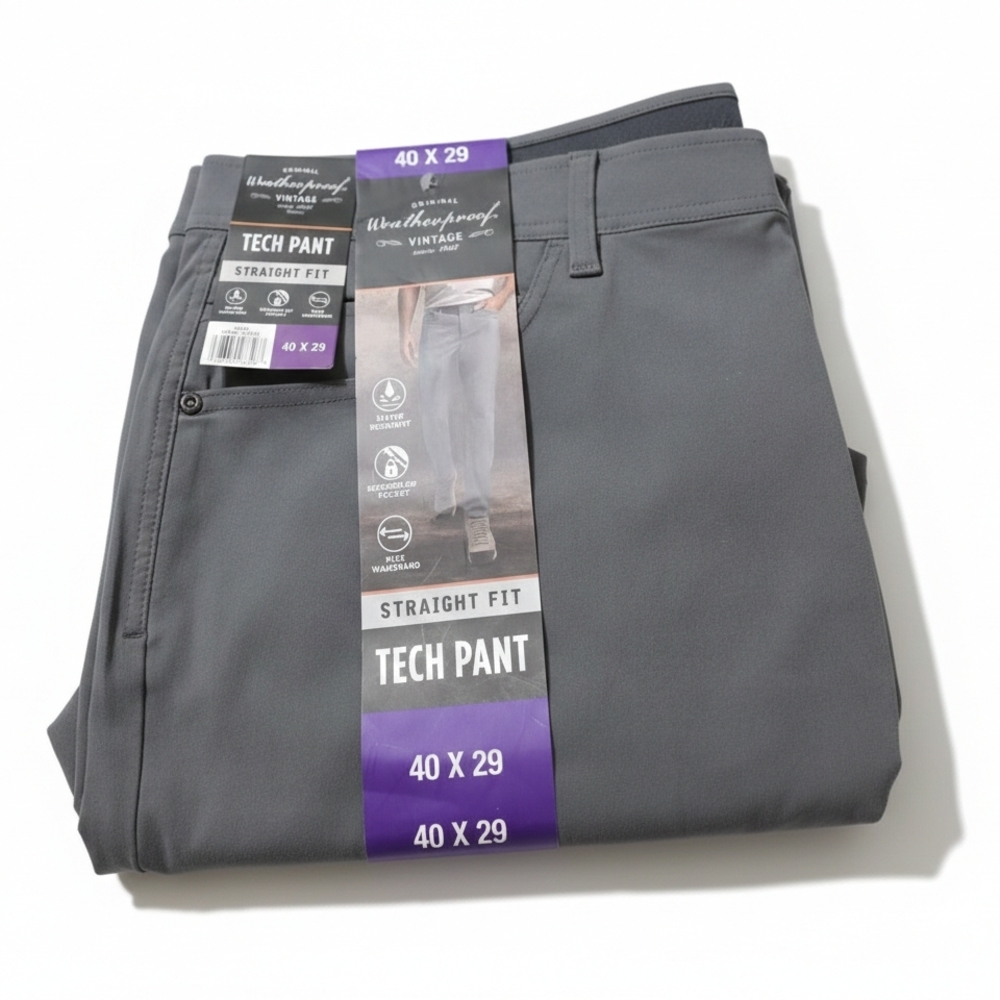 Weatherproof Gray Tech Pants